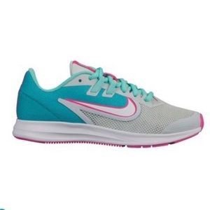 Nike Downshifter 9 Aqua GS BV0802-001 Size 7W/5.5Y